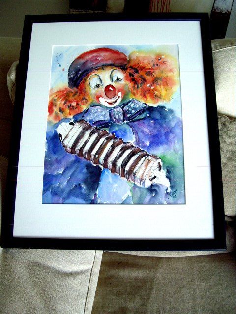 Posters & Illustrations: Bild Clown – D'occasion à Amriswil par lindenmannkia
