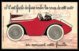 St. Ouen /Seine, Reklame für Autos der 
