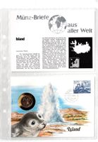 Island_1985_Münzbrief mit Beschreibung