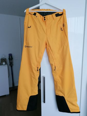 Scott Skihose, neuwertig, gelb, Grösse M