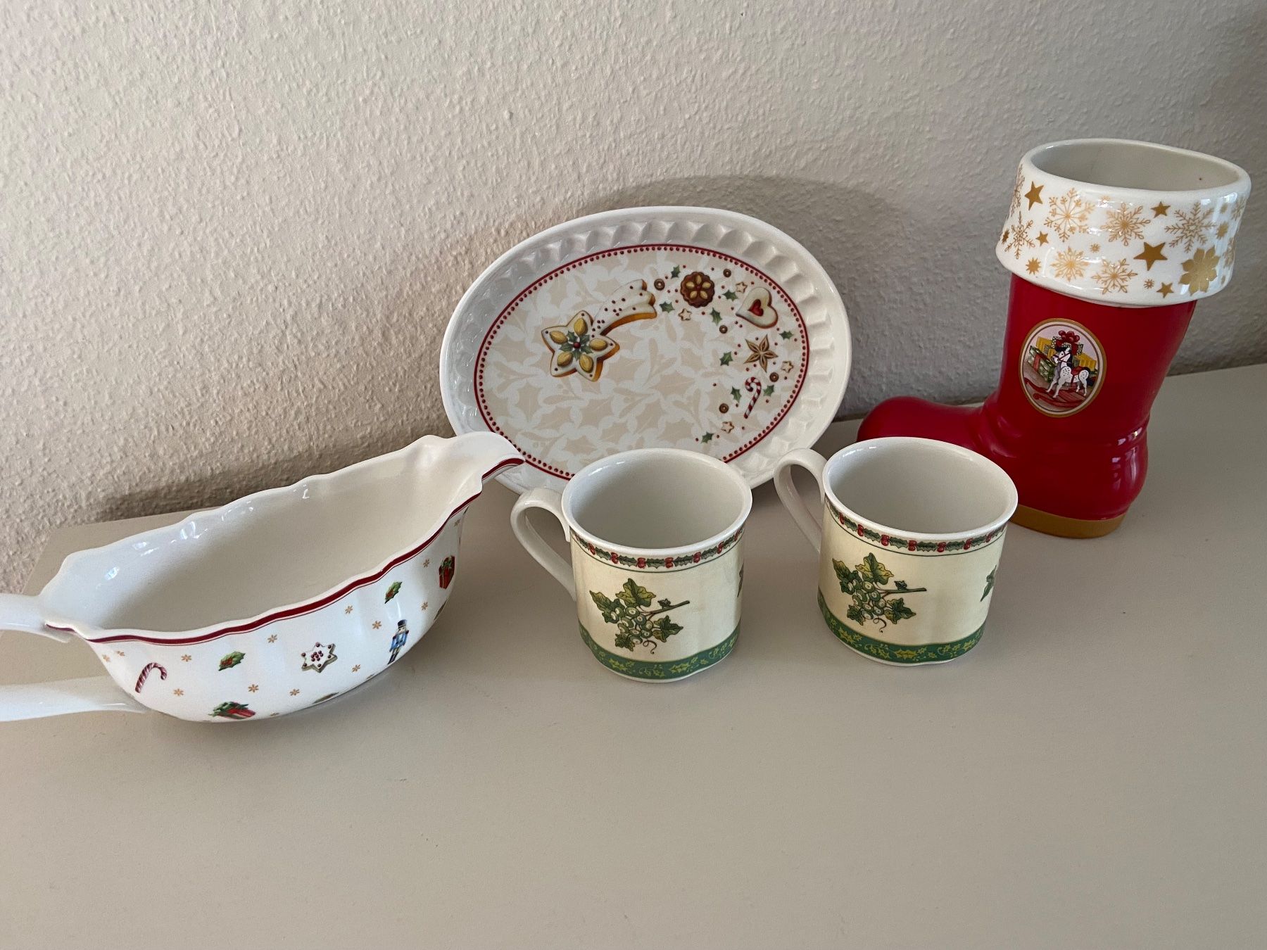Villeroy & Boch Set di piatti: Villeroy & Boch Weihnachtsgeschirr – Usato da Muttenz venduto da nataschasia 3