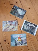 4 Kinder Postkarten, Mili Weber