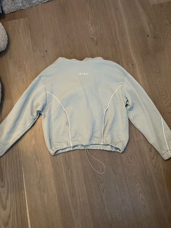 Teveo Contrasline Hooded Sweater Pistachio