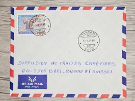 CL22 Enveloppe + Timbre Togo 1989