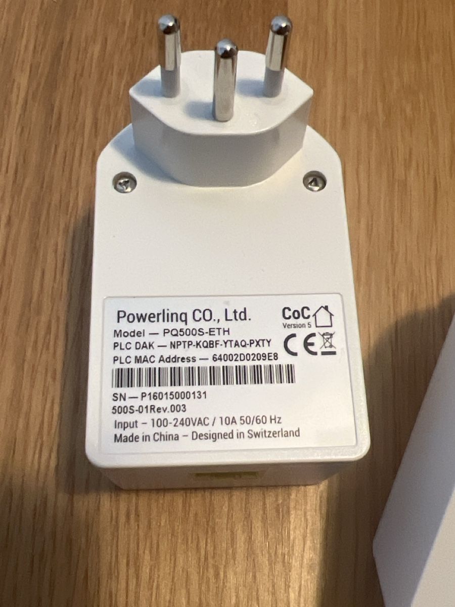 myStrom Unità & Adattatore: myStrom Powerlinq model PQ500S-ETH, 2 Stück – Nuovo (secondo la descrizione) da Luzern venduto da sr.luzern 1