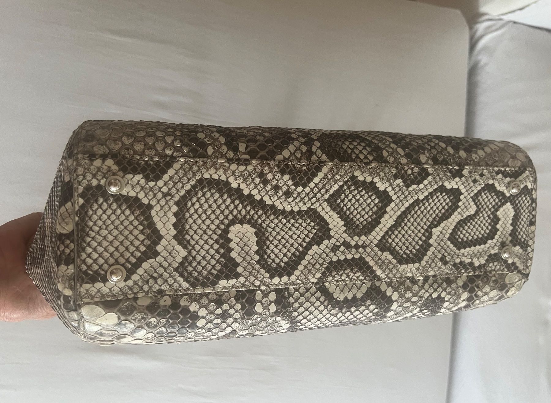 Sacs femmes: Handtasche von CAPE COBRA aus echtem Pythonleder - WIE NEU! – Neuf (Voir description) à Uitikon Waldegg par Voile 3