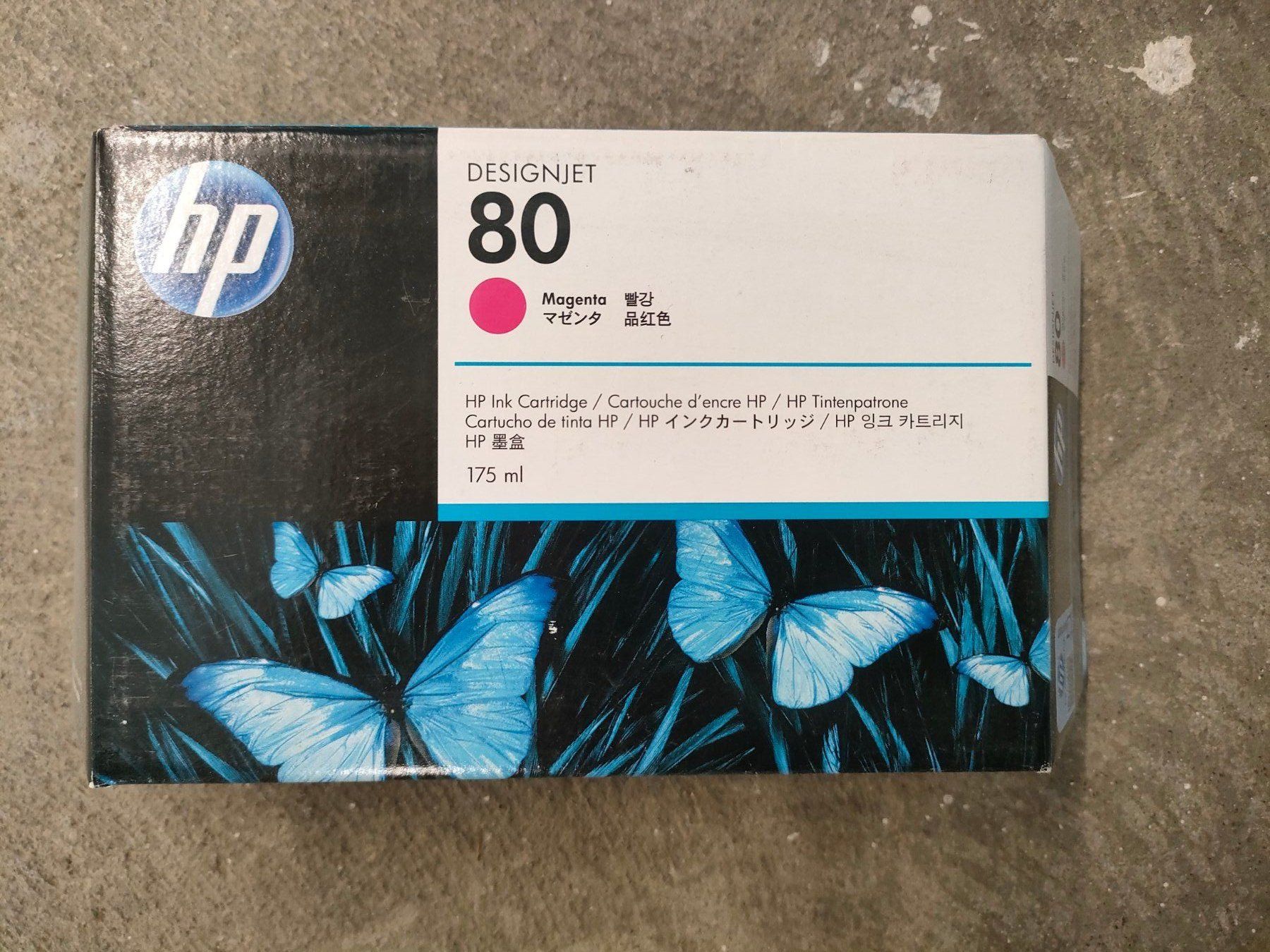 Hewlett Packard Cartucce per stampanti & toner: HP Tinte No. 80 magenta 175ml – Nuovo e nell'imballaggio originale da Schongau venduto da inf_d8qn