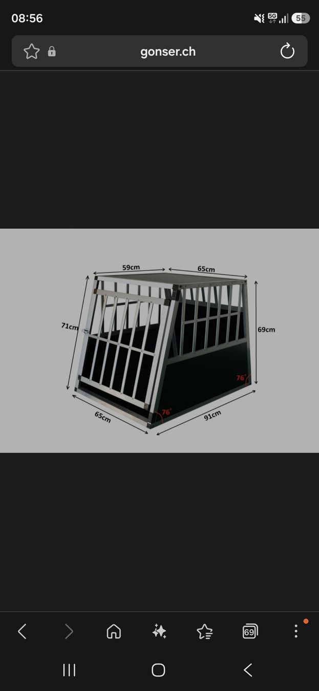 Gabbie, trasporto & Sicurezza: Hundebox, neuwertig – Nuovo (secondo la descrizione) da Walterswil SO venduto da Tatiana18 1