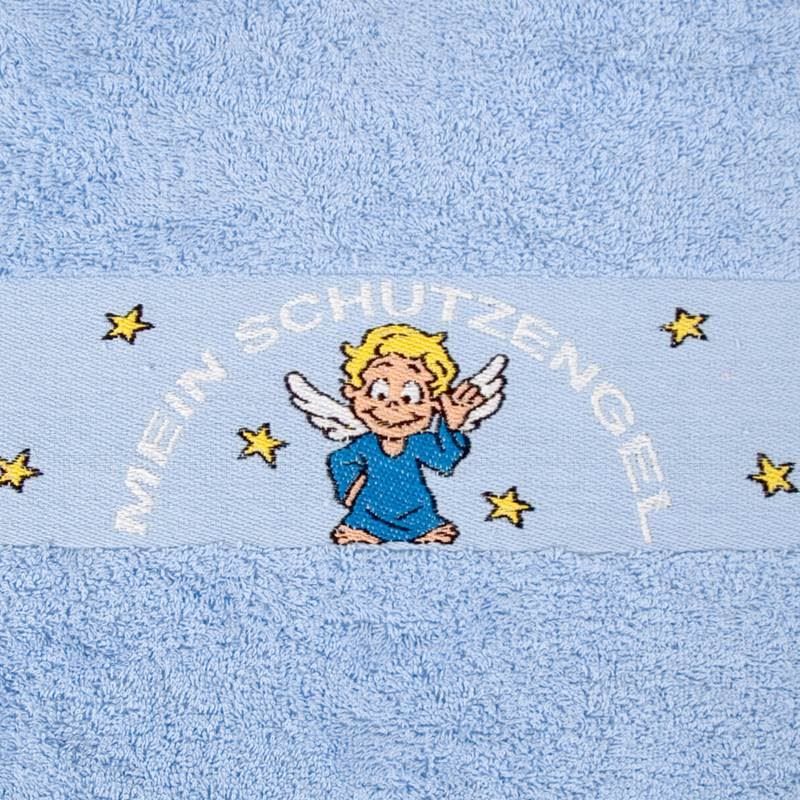 Teli da bagno: SchutzEngel Badetuch 100x100cm, blau – Nuovo e nell'imballaggio originale da Wettingen venduto da Swala 2