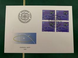 Ersttagsblatt Schweiz Europa CEPT 1991 Giotto gestempelt