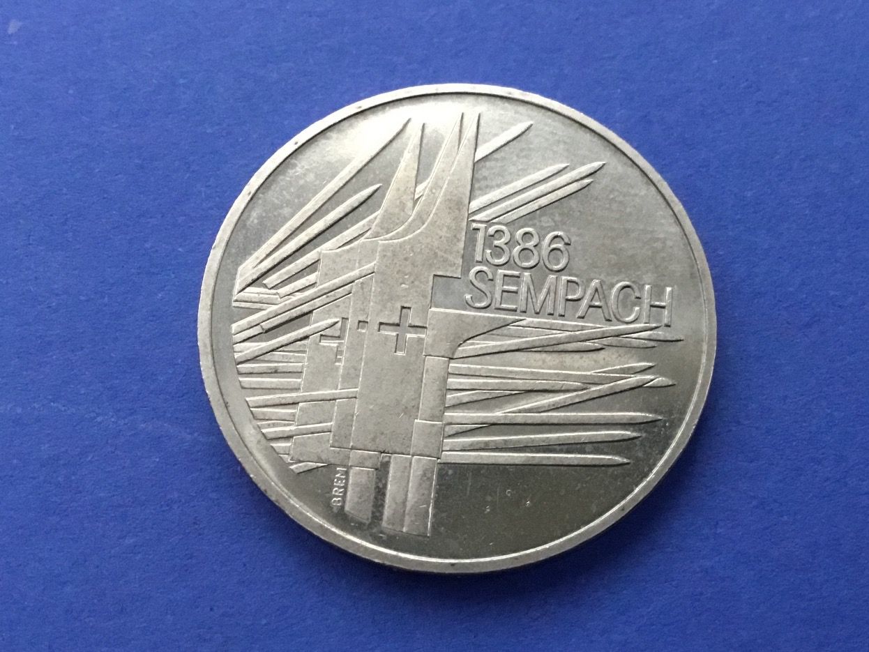 Tutti le monete: ** 5 Franken Sempach 1986 – Usato da St. Margrethen SG venduto da alfapeugeot10 3