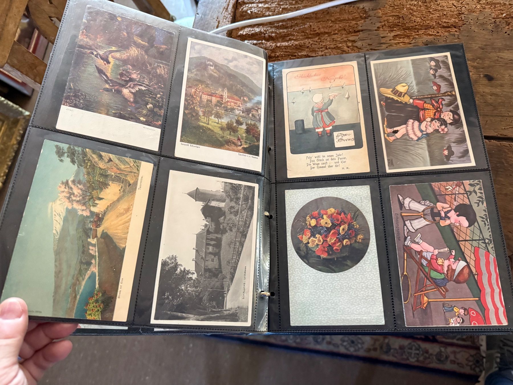 Ansichtskarten: Ansichtskarten Album mit ca. 160 Karten Postkarten – Gebraucht aus Bern von Jwpm66 6