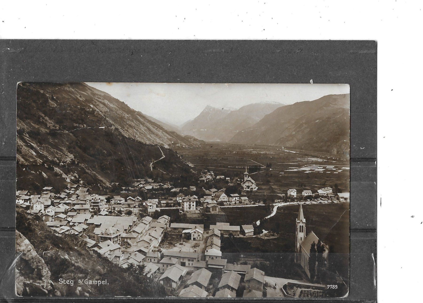 Cartes postales: VS Steg s/Gampel 1919 – D'occasion à Schocherswil par Wilare