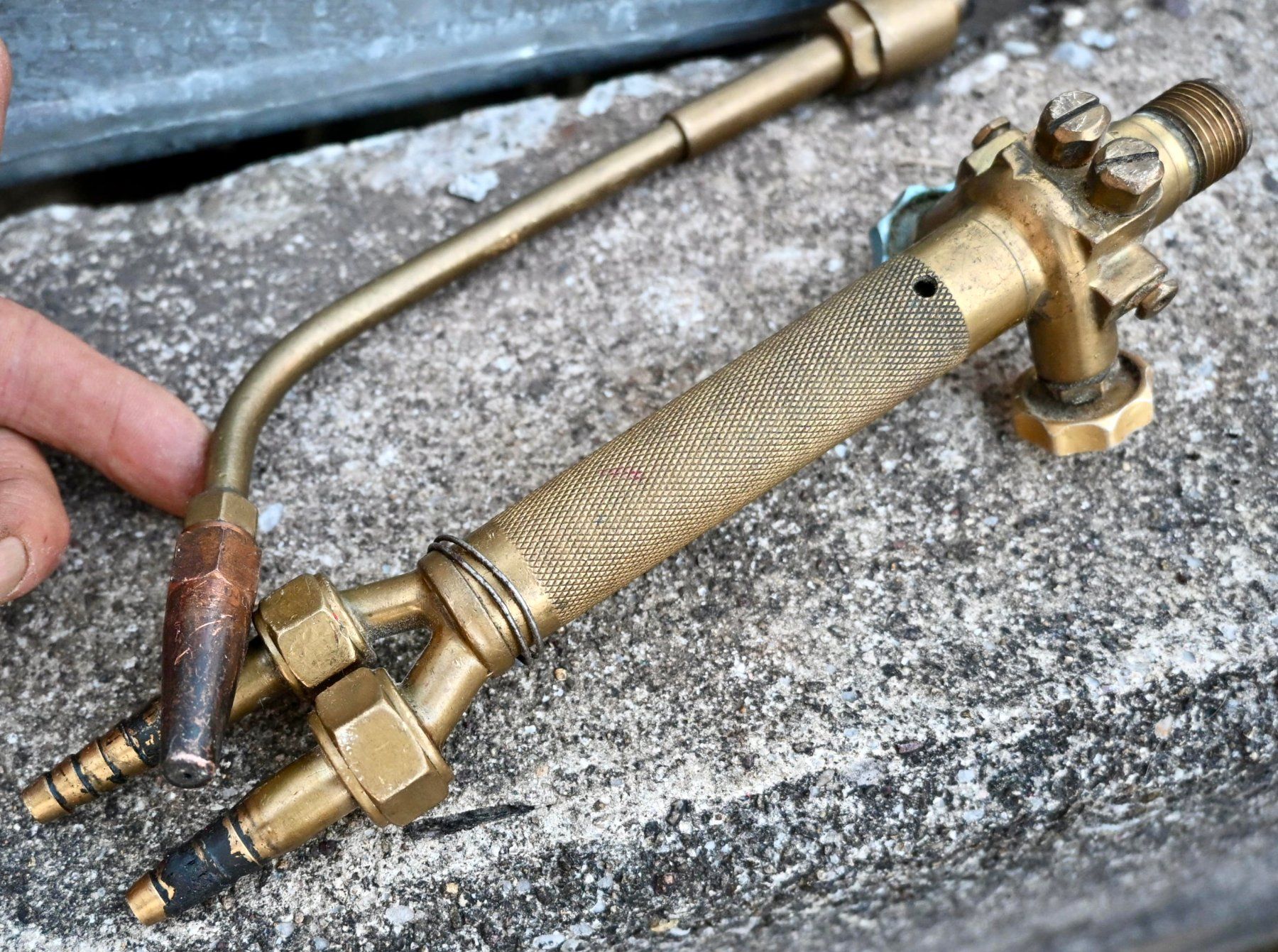 Löten & Schweissen: alter Autogen Schweissbrenner Messer Griesheim 2 - 4mm – Gebraucht aus Pfaffhausen von mono_rec 9