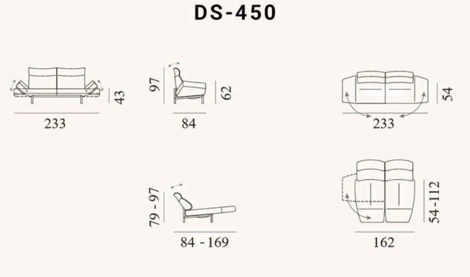 De Sede Divani: Vintage Sofa from De Sede 450, 1990s – Usato da Au ZH venduto da Matys74 8