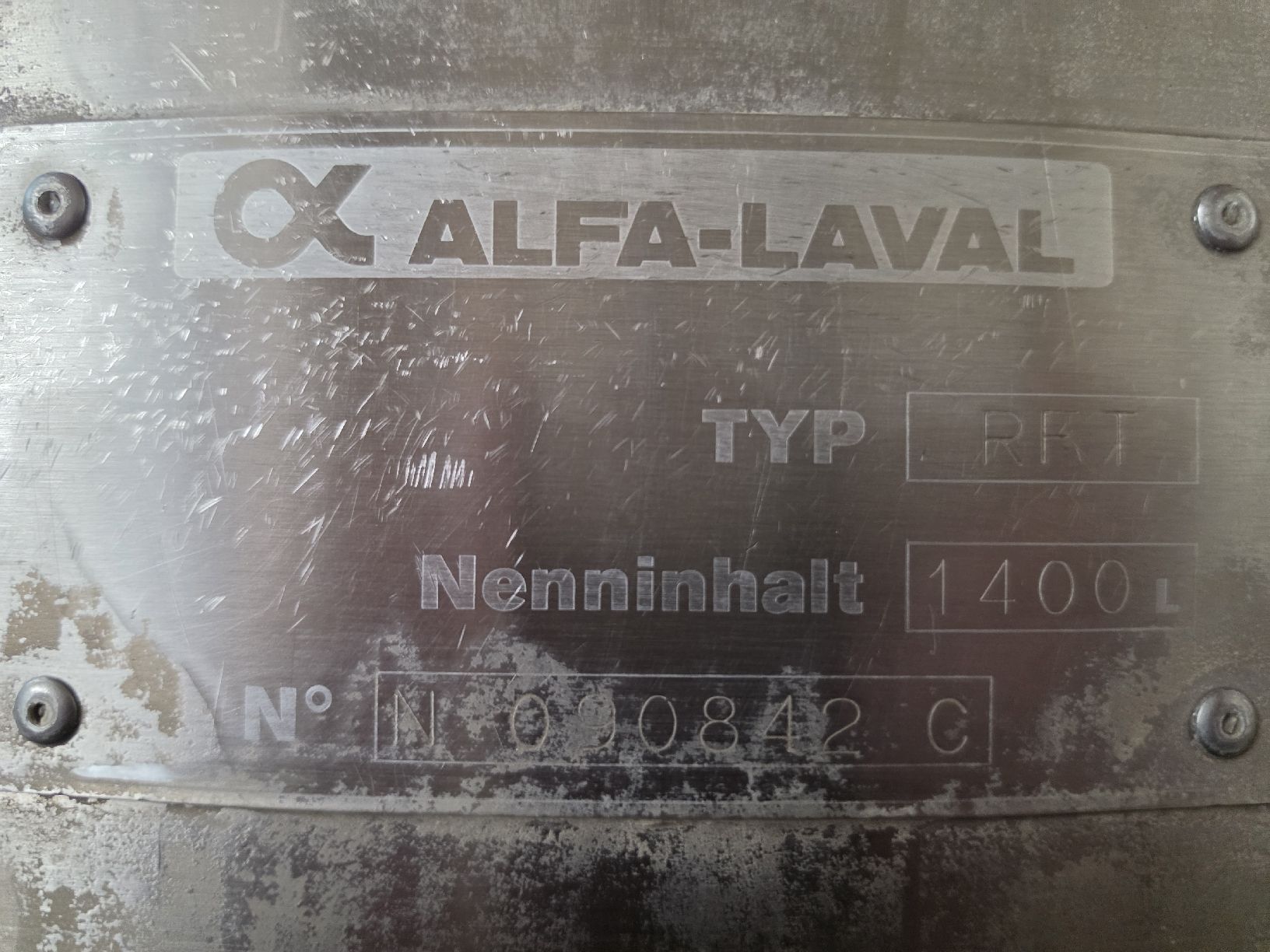 Delaval Tecnica di mungitura: Chromstahl Tank 1400l – Usato da Ruswil venduto da Ra_Al 3
