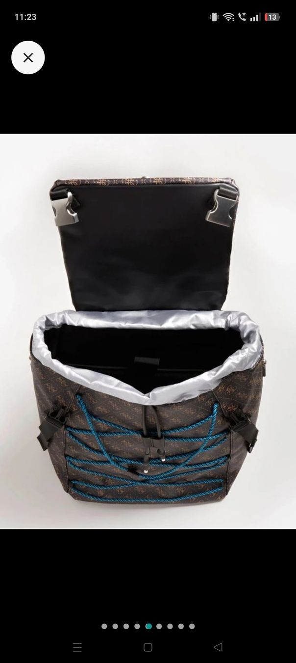 Guess Sacs à dos: Sac à dos Guess monogramme marron/gris neuf 40 chars – D'occasion à chatel St denis par AD.Leder.Cuir 2
