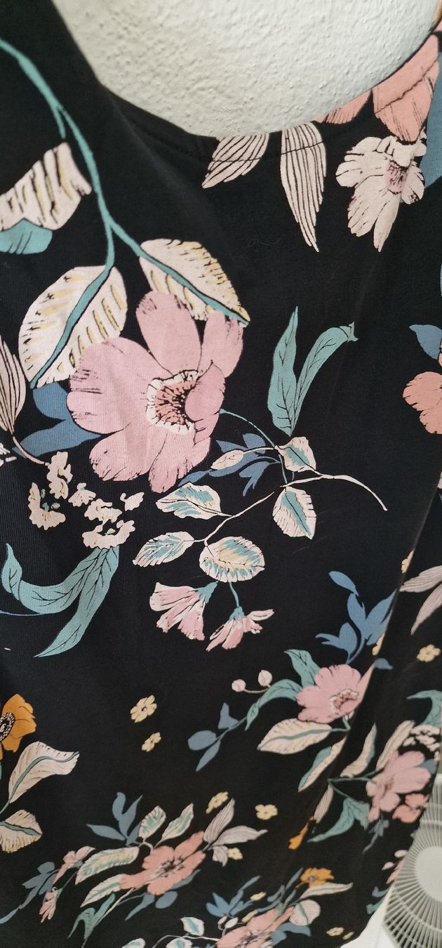 C&A Vestiti: Kleid von Clockhouse, Grösse L, Blumenmuster – Usato da Romanshorn venduto da REALJessiB 3