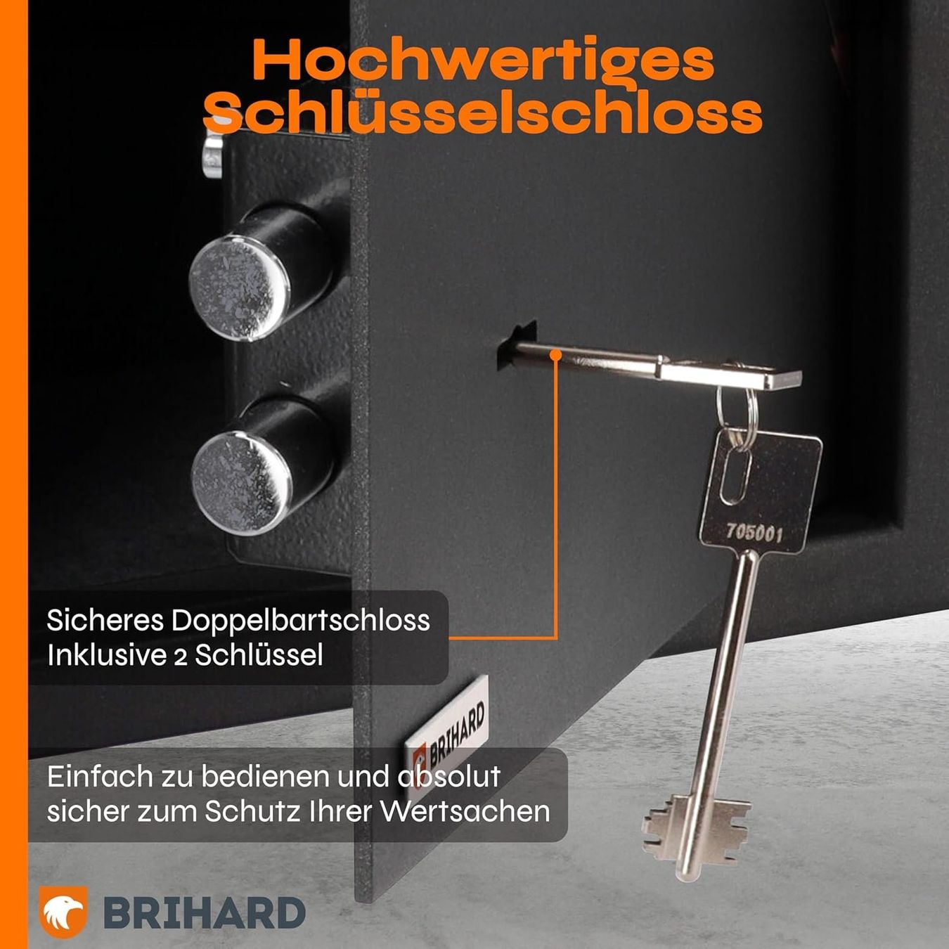 Tresor: Home Tresor Safe Sicherheitschloss 11L mit Doppelbartschloss – Neu und originalverpackt aus Wittenbach von SELVARO 1