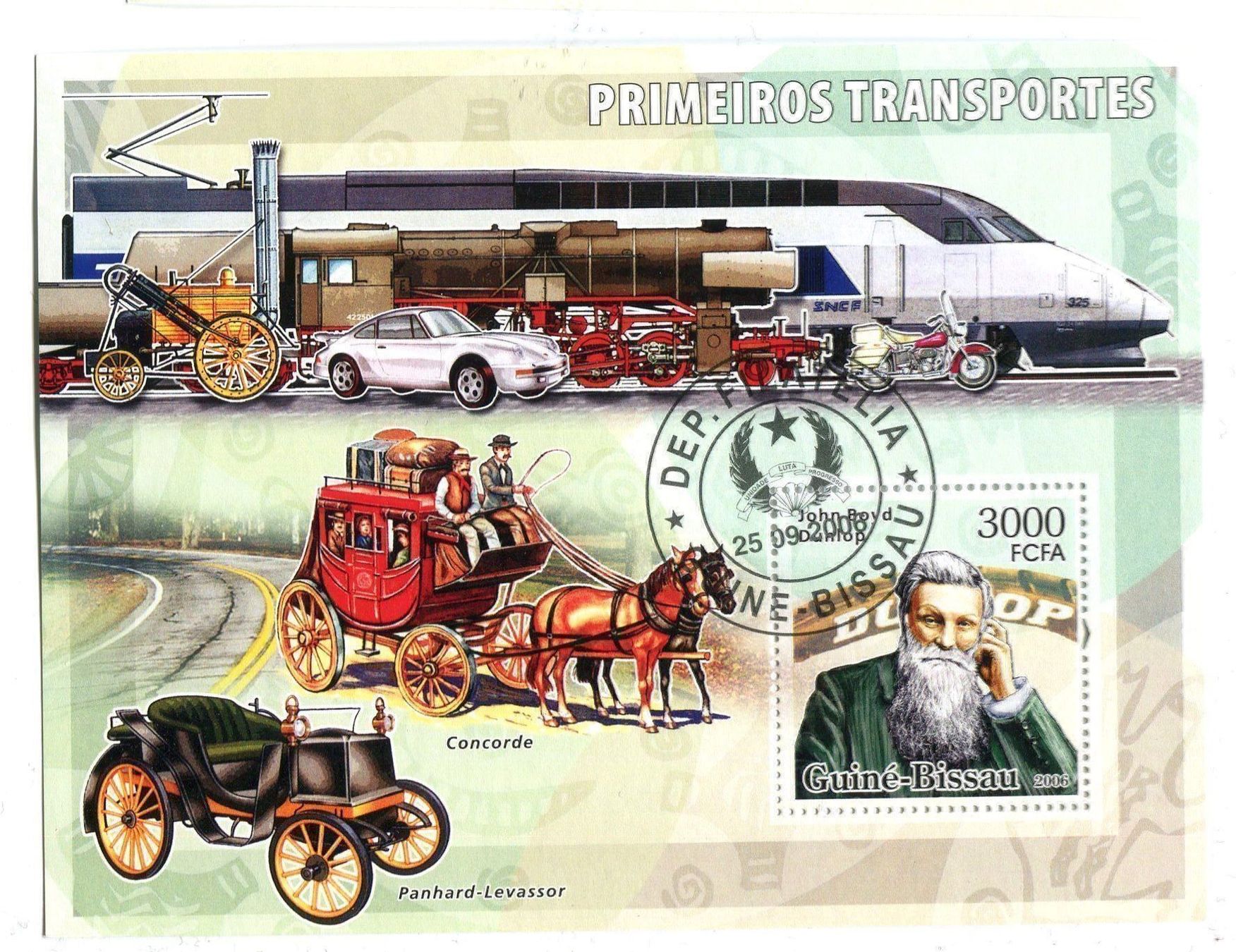 Tous les timbres: Block "Kutsche". Guinea-Bissau. – Neuf avec emballage d'origine à Basel par Butsch5