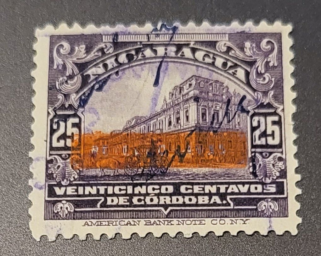 Tutti i francobolli: Nicaragua 1936 briefmarke – Usato da St Gallen venduto da Stampsalshobby