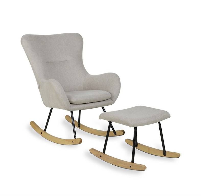 Poltrone: QUAX Schaukelstuhl mit Hocker Bundle / Stillstuhl – Usato da Liebefeld venduto da Trumpet_Man 1