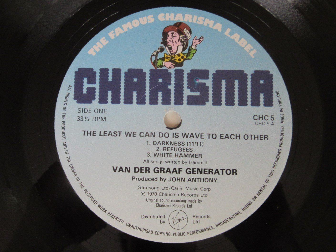 Dischi in vinile: Langspielplatte "VAN DER GRAAF GENERATOR" - THE LEAST WE C.. – Usato da Degersheim venduto da Tforelle 3