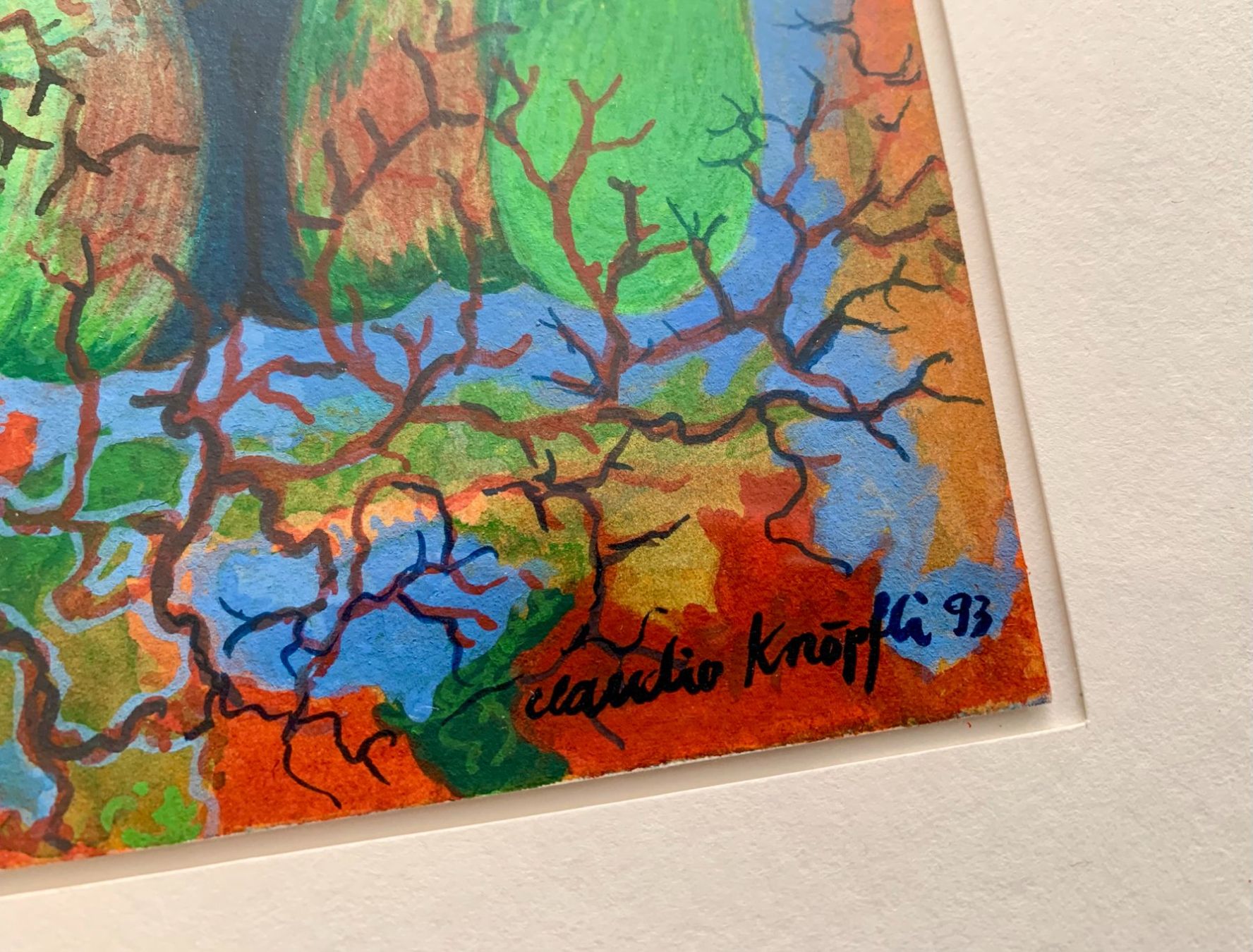 Gemälde: Claudio Knöpfli, Originalzeichnung – Gebraucht aus Regensdorf von JoergR 2