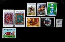 AFRIQUE MAROC  TIMBRES NEUFS**  1972+94. COTE 10.70 €/ AT147