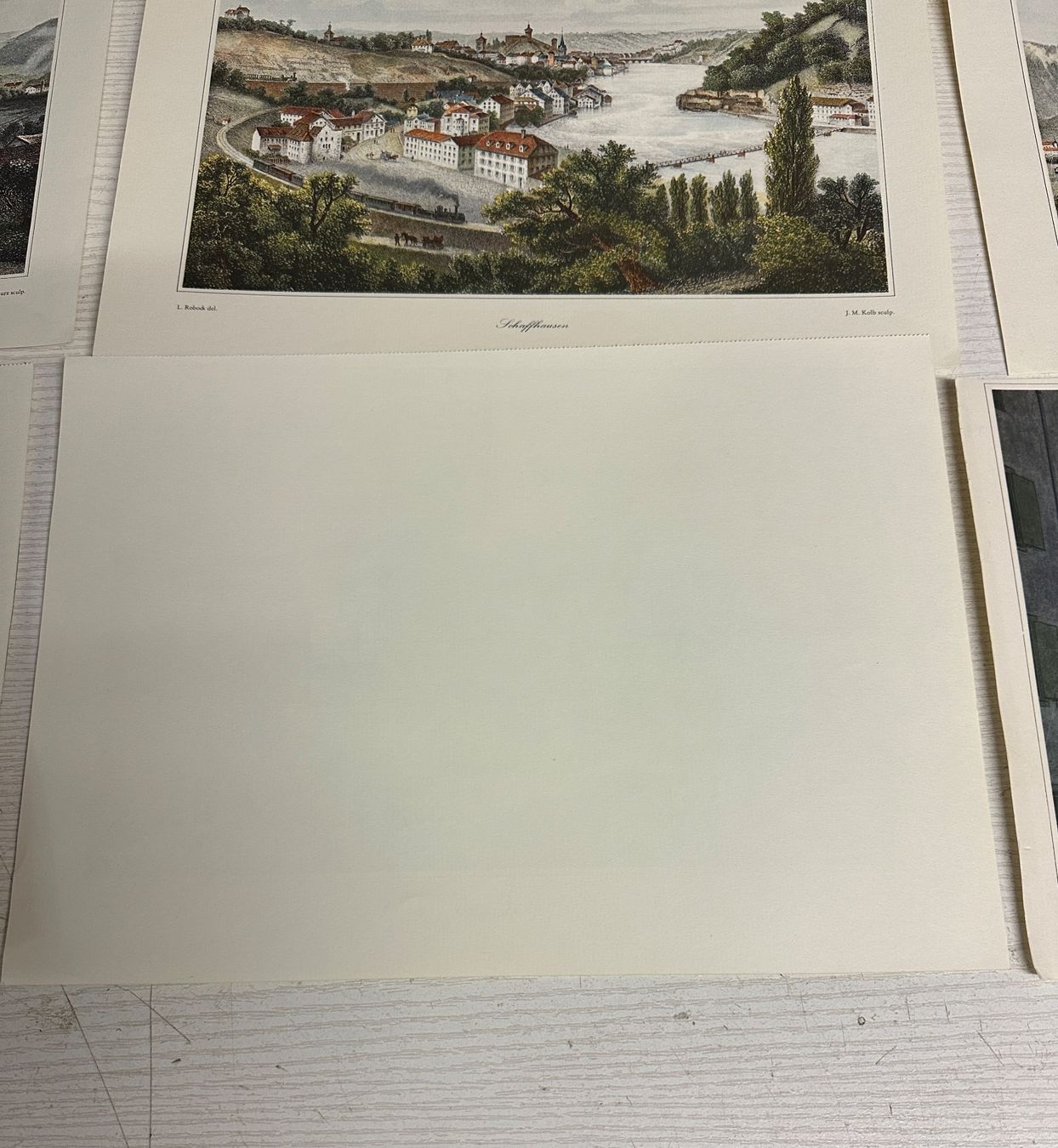 Foto & Immagini: Schweizer Städte Drucke gerahmt – Usato da Nussbaumen AG venduto da olitech5415 4