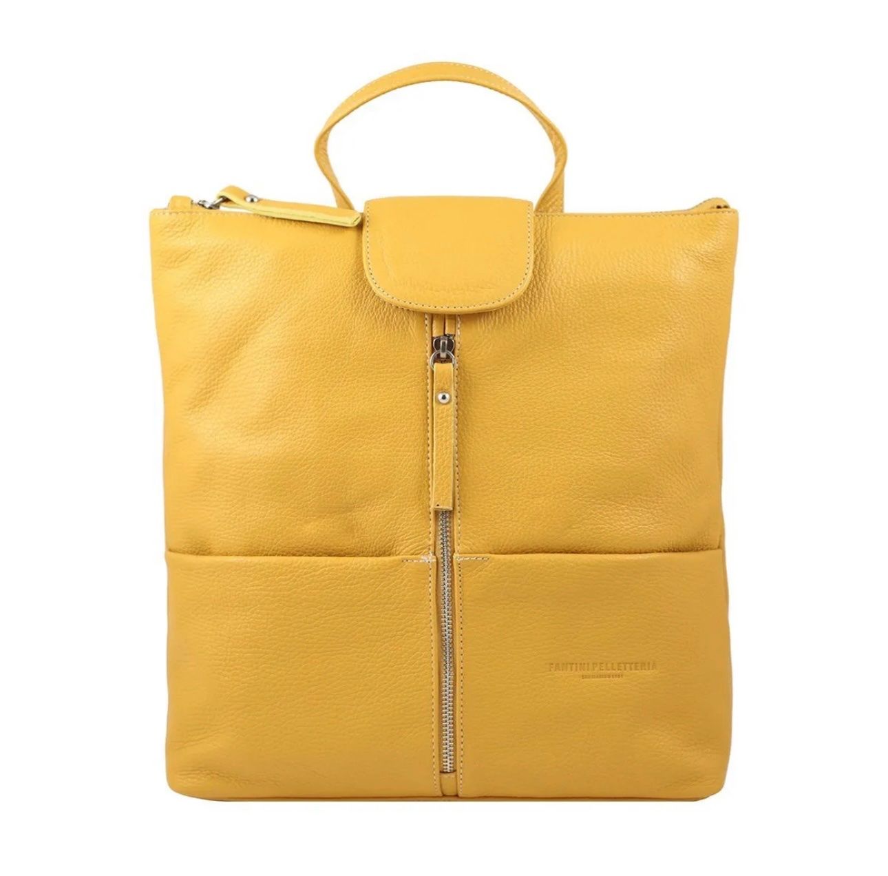 Zaini: Lederrucksack Palermo - Farbe: Gelb – Nuovo e nell'imballaggio originale da Wittenbach venduto da WWW.DRILUBAGS.CH