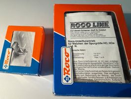 Roco-Unterflurantrieb für HO Weichen + Weichenlaterne