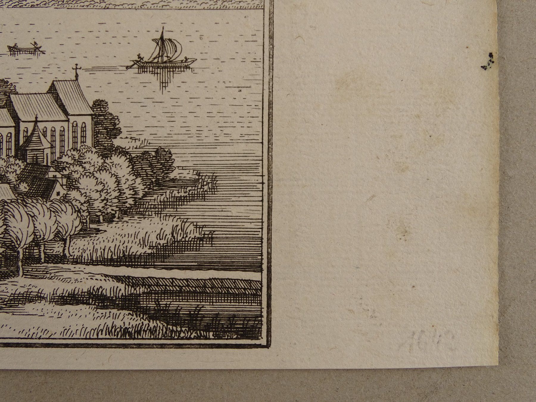 Incisioni: ARBON, KUPFERSTICH, MERIAN 1654 – Usato da Grüningen venduto da Kartensammler 5