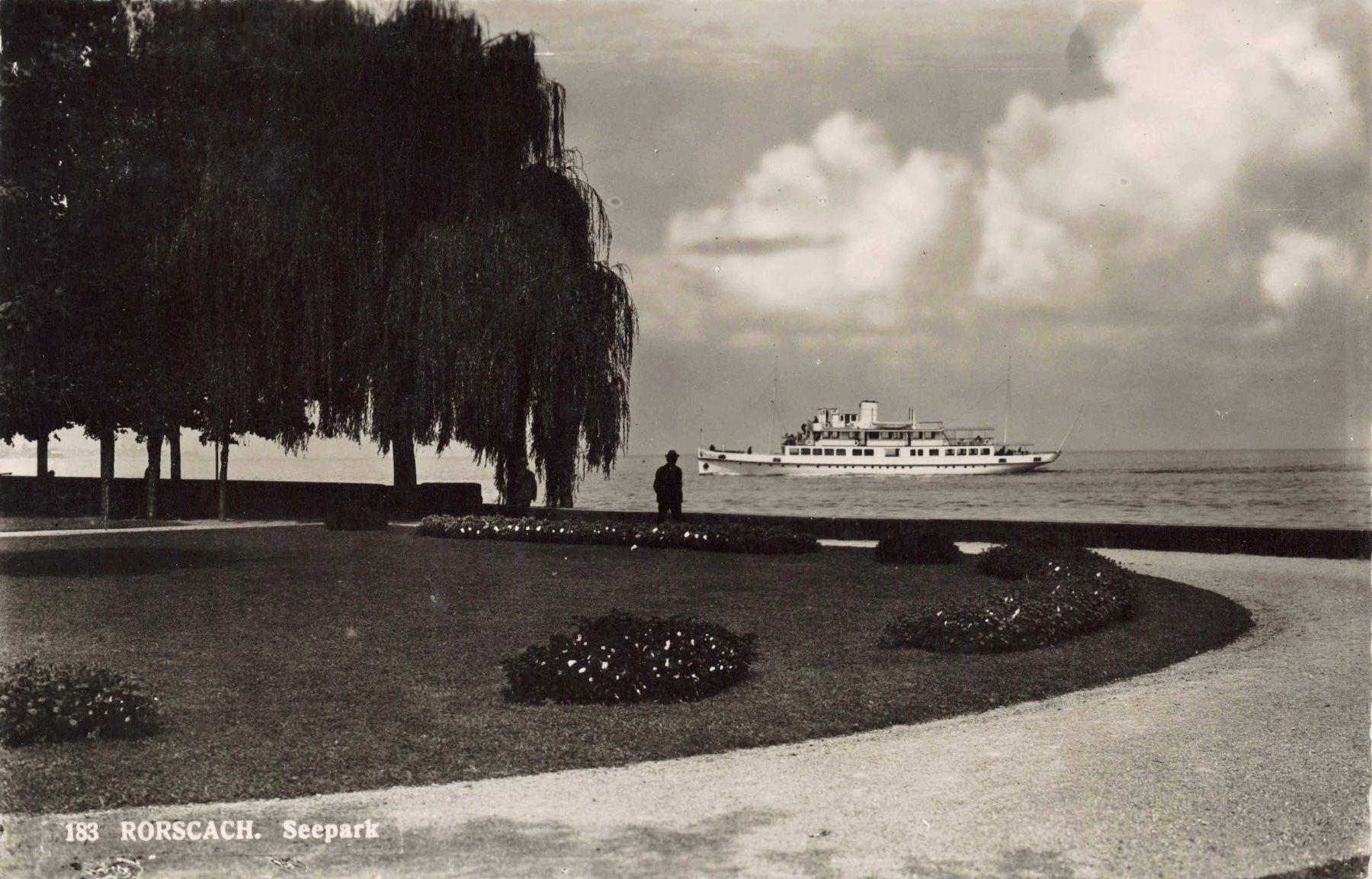 Cartoline postali: Rorscach seepark Schiff – Usato da Biasca venduto da Blenio71