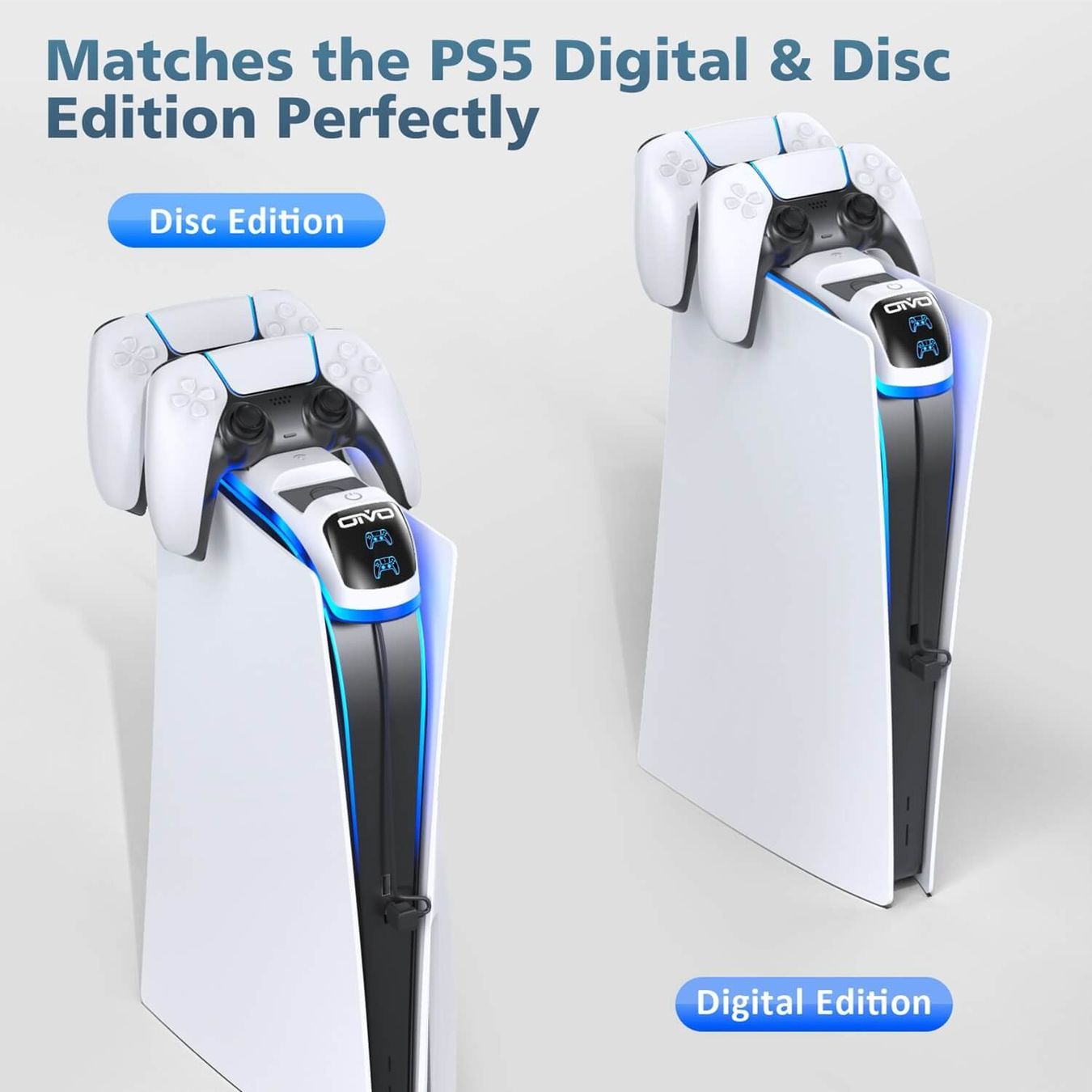 Adattatori & Cavi: PS5 Controller Ladegerät Headset-Halter Ständer – Nuovo e nell'imballaggio originale da Unterägeri venduto da RmOnline 1
