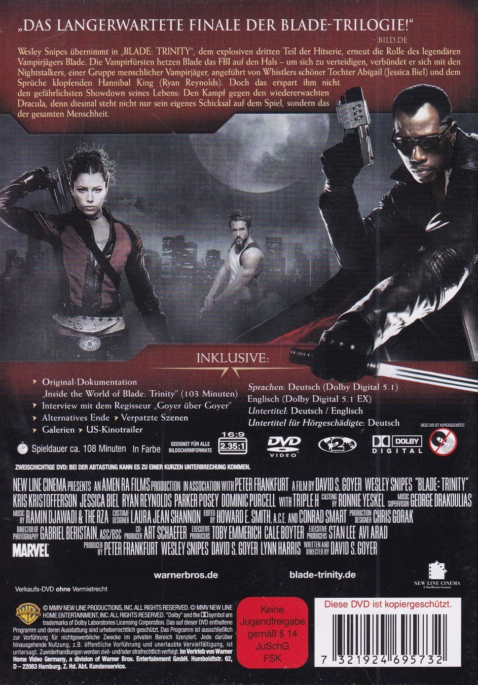 Tutti i DVDs: DVD ab Fr. 1.--, Blade Trinity – Usato da Lausen venduto da Mondeo10628 1