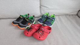 3 Paar Kinderschuhe gebraucht Grösse 24