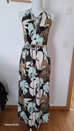 Robe d'été Mos Mosh XS à motifs tropicaux avec ceinture!☀️