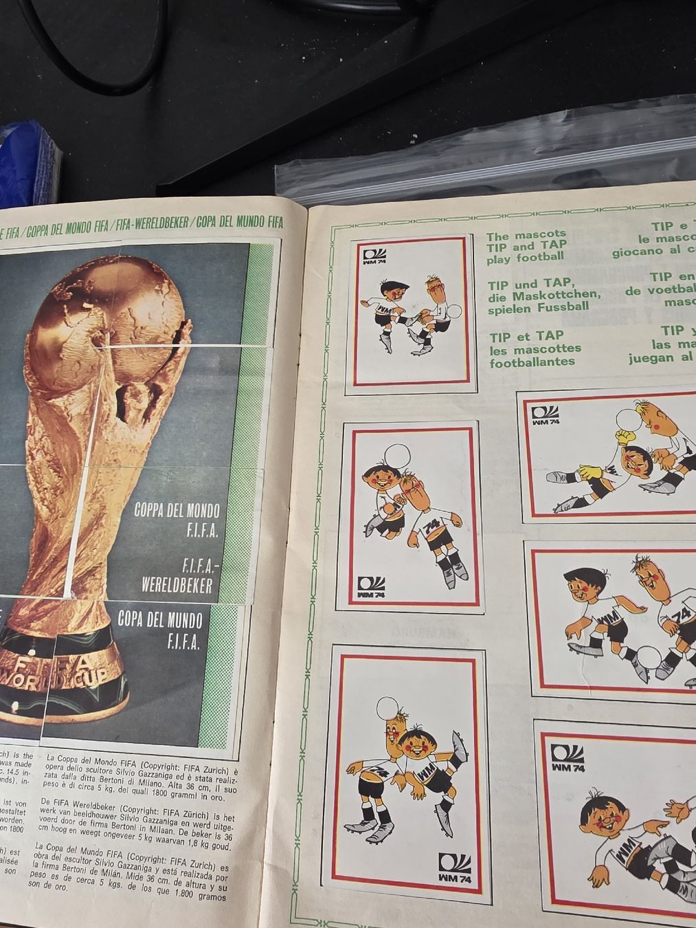 Bücher: Panini WM Buch 1974 – Gebraucht aus Luterbach von Aiolos_ 1