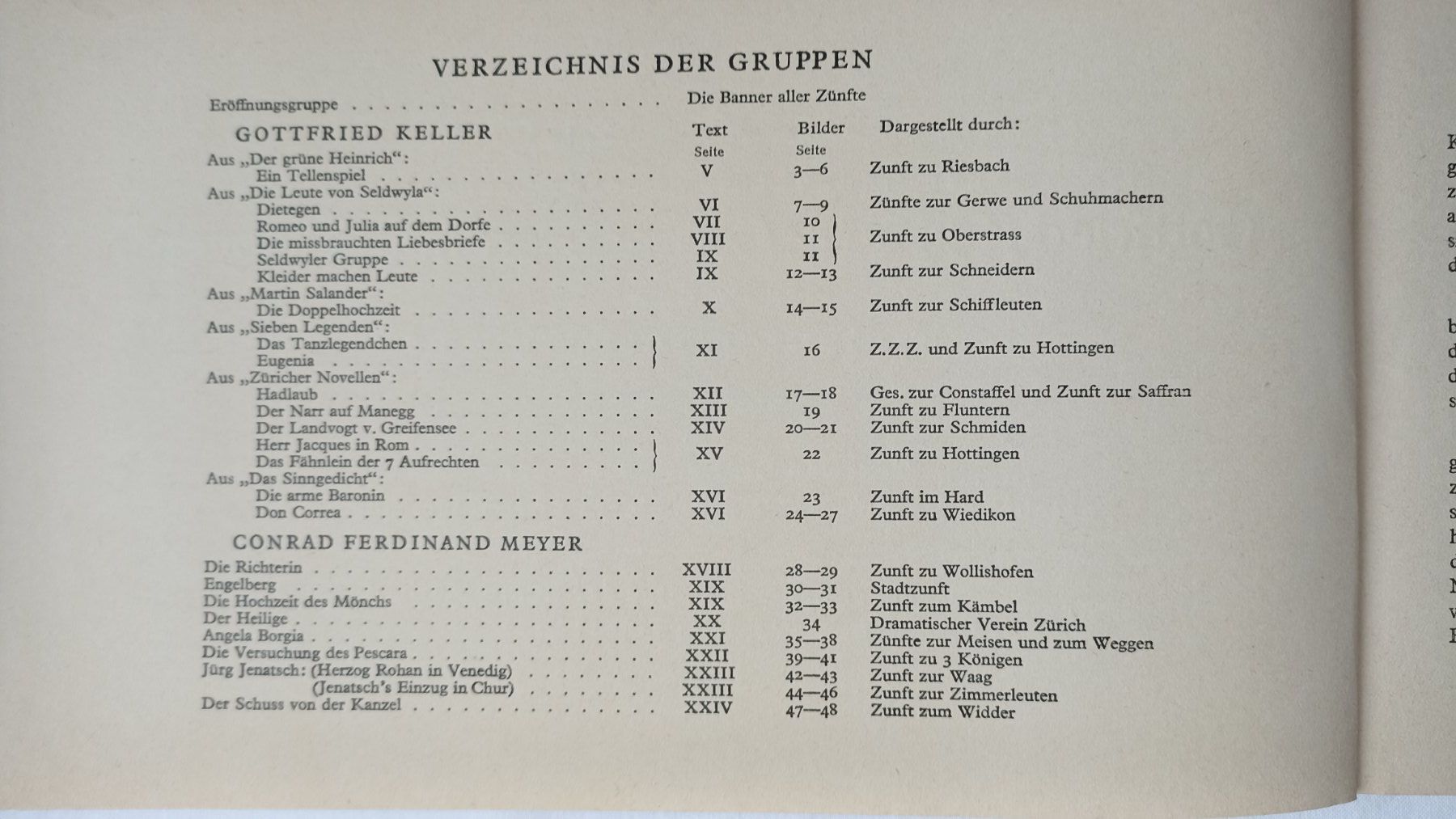 Libri: Sechseläutenprogram 1926 Festzug Gottfried Keller C.F. Meyer – Usato da Winterthur venduto da Sacramons 4
