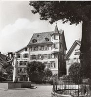 St. Gallen Gallusplatz mit dem Haus Sonnenhof.