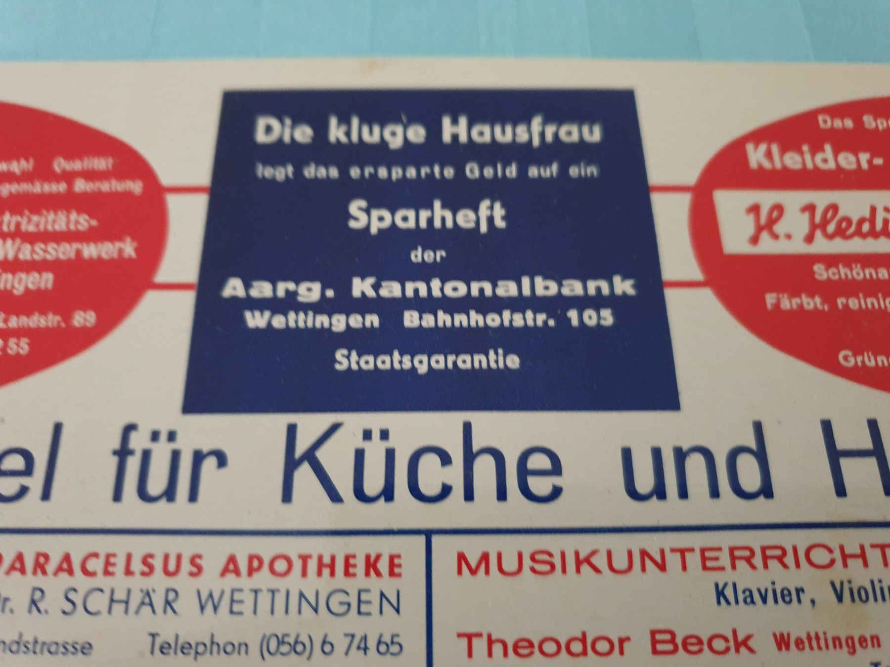 Schilder: Werbung Blech Schild – Gebraucht aus Mörschwil von spirspi 3