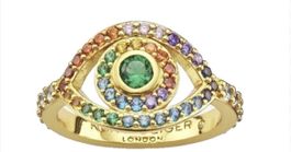 Kurt Geiger London Ring, neuwertig, Grösse M, Goldfarben.