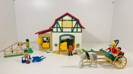 Le Ranch des Playmobils - set créé par nos enfants
