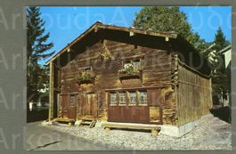 AK color Wildhaus SG Zwingli-Geburtshaus,O-Toggenburg ≈ 1988