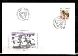 1994/95 - FDC / Tiere / Esel