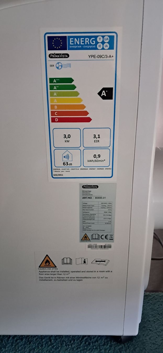 Klimageräte: Klimaanlage Prima Vista – Neu (gemäss Beschreibung) aus Vinelz von Stefu08 2