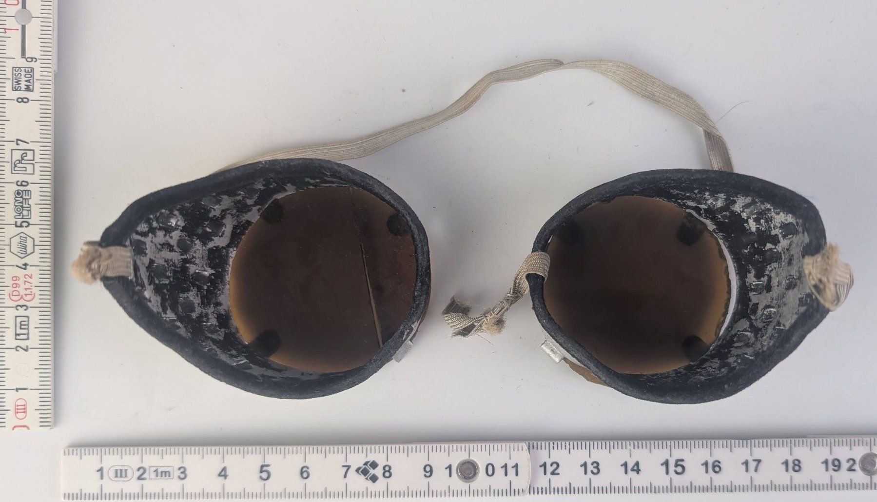 Occhiali & Lenti: Antike Skibrille / Oldtimer Brille, Vintage Style Ski – Difettoso da Zürich venduto da axolottchen 4