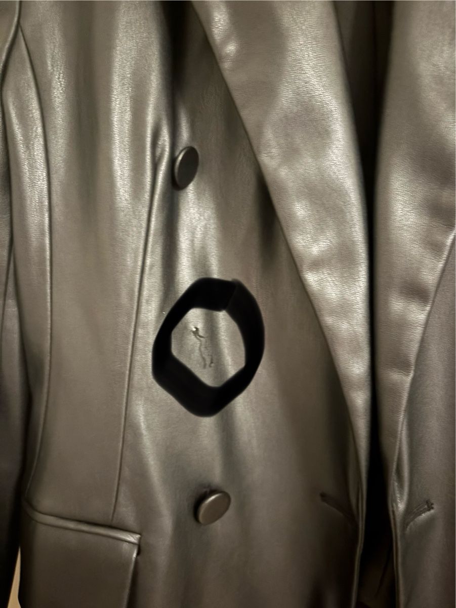 Zara Jacken: Zara Blazer in Lederoptik, Schwarz, Grösse M – Neu (gemäss Beschreibung) aus Arbon von Viktoriaa 1