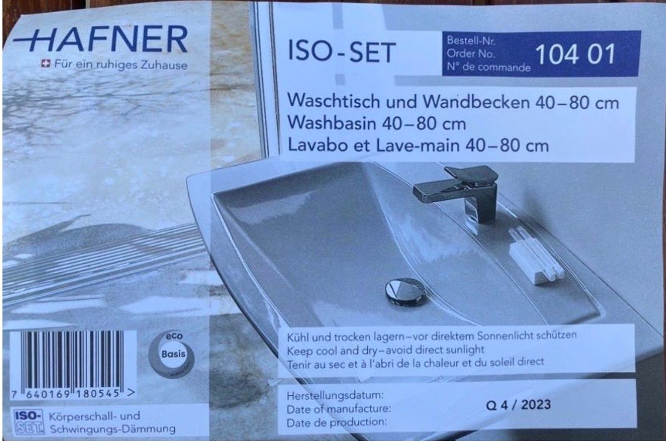 Badezimmermöbel: ISO-Set Hafner 104-01 – Neu und originalverpackt aus Winterthur von Elen